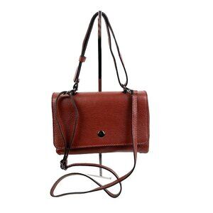 Borse In Pelle Handbag‎ Vittoria Pacino Red Leather Satchel Two Way Wear Italy